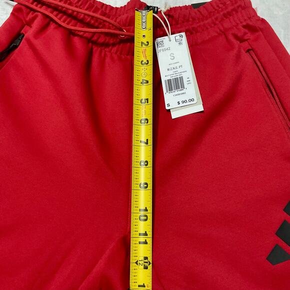Adidas Activewear Z.N.E. Men's Size S red Tapered Leg Track Jogger Pants JF6542 - Picture 8 of 11